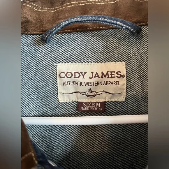 Western cody james denim jacket - Picture 3 of 4